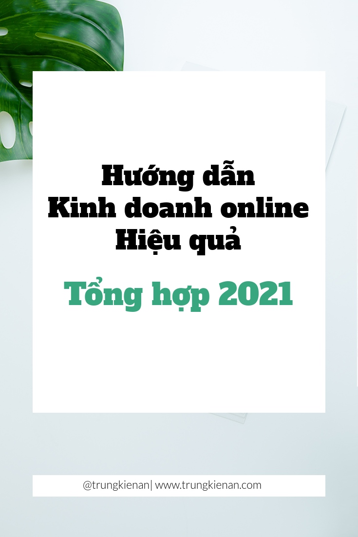 kinh doanh online đang là xu thế