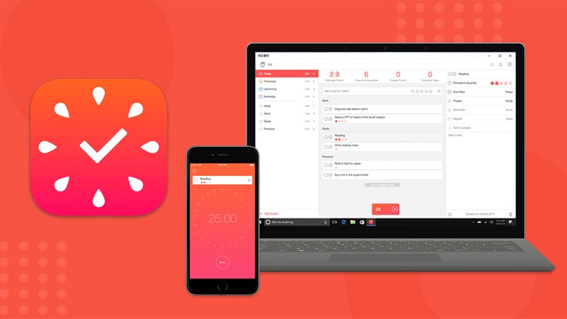 Ứng dụng làm việc hiệu quả với phương pháp Pomodoro